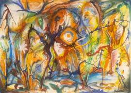 oilstick on canvas, 100 cm x 140 cm