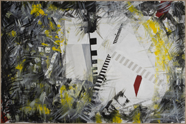 oilstick on canvas, 100 cm x 150 cm