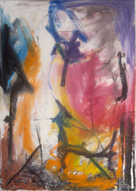 oilstick on canvas, 70 cm x 50 cm