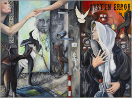 Torsten Russ: Figürliche Ölmalerei auf Leinwand, 150 cm x 200 cm, Unikat