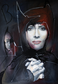 Torsten Russ: Figürliche Ölmalerei auf Leinwand, 100 cm x 70 cm, Unikat
