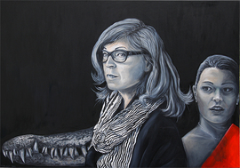 Torsten Russ: Figürliche Ölmalerei auf Leinwand, 70 cm x 100 cm, Unikat