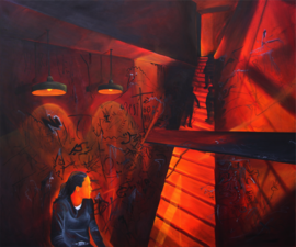 Torsten Russ: Figürliche Ölmalerei auf Leinwand, 100 cm x 120 cm, Unikat