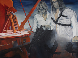 Torsten Russ: Figürliche Ölmalerei auf Leinwand, 150 cm x 200 cm, Unikat