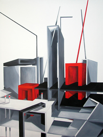 Torsten Russ: Ölmalerei auf Leinwand, 200 cm x 150 cm, Unikat