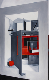 Torsten Russ: Ölmalerei auf Leinwand, 200 cm x 120 cm, Unikat