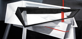 Torsten Russ: Ölmalerei auf Leinwand, 65 cm x 135 cm, Unikat