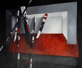 Torsten Russ: Ölmalerei auf Leinwand, 100 cm x 120 cm, Unikat